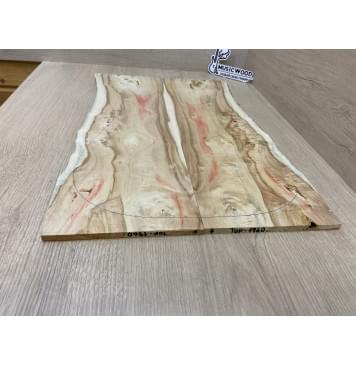 Клён Американский заготовка на топ под заливку Смешанный АА 8х173-143х520 мм - 2шт.(книжкой)-3