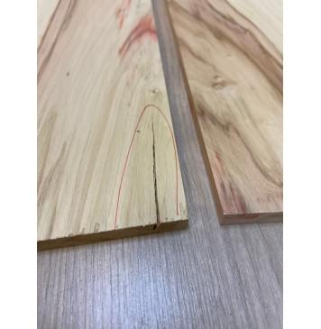 Клён Американский Волнистый заготовка на топ Смешанный ААА Волна А 8х165-145х470 мм - 2шт.(книжкой)-9