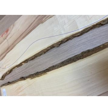 Клён Американский Волнистый заготовка на топ Смешанный ААА Волна А 8х165-145х470 мм - 2шт.(книжкой)-8