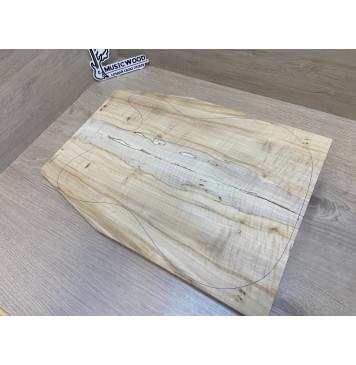 Клён Американский Волнистый заготовка на топ Смешанный АА Волна А 17х167-125х445 мм - 2шт.(книжкой) АКЦИЯ-3