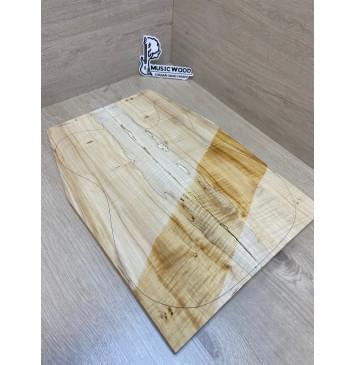 Клён Американский Волнистый заготовка на топ Смешанный АА Волна А 17х167-125х445 мм - 2шт.(книжкой) АКЦИЯ-10