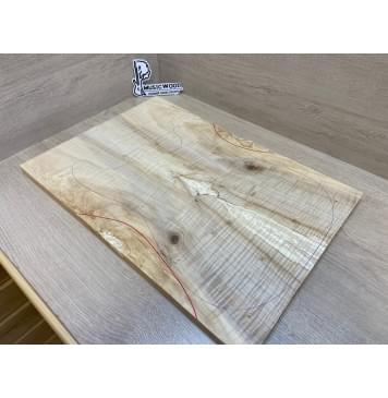 Клён Американский Волнистый заготовка на топ Смешанный А Волна АА 17х185х540 мм - 2шт.(книжкой) Уценка-сучки,трещины-3