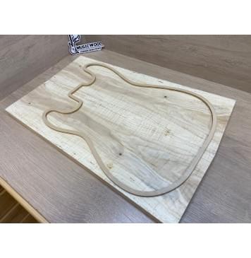 Клён Американский Волнистый заготовка на топ Тангент А Волна АА 20х188-167х545 мм - 2шт.(книжкой) АКЦИЯ-5