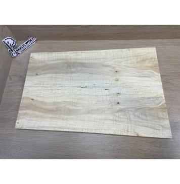 Клён Американский Волнистый заготовка на топ Тангент А Волна АА 20х188-167х545 мм - 2шт.(книжкой) АКЦИЯ-9