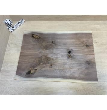 Орех Американский заготовка на топ под заливку Смешанный А 10х170х475 мм - 2 шт (книжкой)-0