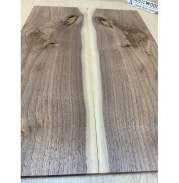 Орех Американский заготовка на топ под заливку Смешанный А 10х170х475 мм - 2 шт (книжкой)-8