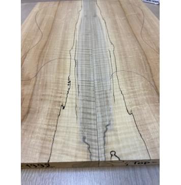 Клён Американский Spalted Волнистый заготовка на топ Радиал А Волна АА 19х184х535 мм - 2шт.(книжкой) Уценка-гнилостные поражения древесины, под стабилизацию или работу с порозаполнителями-6