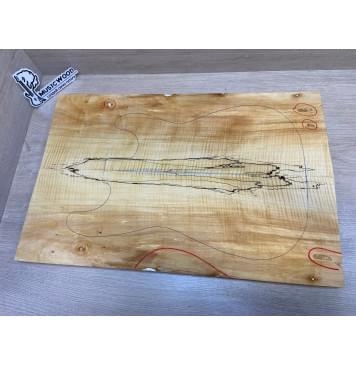 Клён Американский Spalted Волнистый заготовка на топ Смешанный А Волна А 20х190х585 мм - 2шт.(книжкой) АКЦИЯ Клён Американский Spalted Волнистый заготовка на топ Смешанный А Волна А 20х190х585 мм - 2шт.(книжкой) АКЦИЯ-0