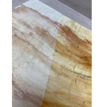 Клён Американский Волнистый заготовка корпуса Смешанный ААА Волна АА 50.5х342-315х465 мм (Массив) -9