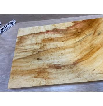 Клён Американский Волнистый заготовка корпуса Смешанный ААА Волна АА 50.5х342-315х465 мм (Массив) -10