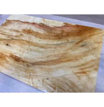 Клён Американский Волнистый заготовка корпуса Смешанный ААА Волна АА 50.5х342-315х465 мм (Массив) -11