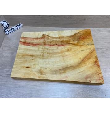 Клён Американский Волнистый заготовка корпуса Смешанный АА Волна А 50х362-300х460 мм (Массив)-0