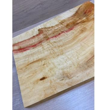 Клён Американский Волнистый заготовка корпуса Смешанный АА Волна А 50х362-300х460 мм (Массив)-13