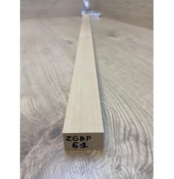 Клен Белый заготовка для переклеенного грифа бас-гитары Смешанный АА 25х36х905 мм-3