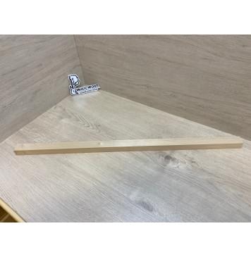 Клен Печёный 150гр заготовка для переклеенного грифа электрогитары Радиал А 24х28.5х735 мм-8