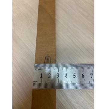 Клён Волнистый Печёный 180гр заготовка грифа для Безголовой гитары Радиал АА Волна ААА 25.5х68-65х595 мм (Уценка-сучок)-5
