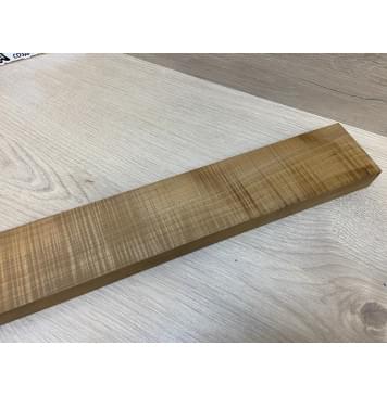 Клён Волнистый Печёный 180гр заготовка грифа для Безголовой гитары Радиал АА Волна ААА 25.5х68х570 мм-2