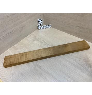 Клён Волнистый Печёный 180гр заготовка грифа для Безголовой гитары Радиал АА Волна ААА 25.5х68х570 мм-8