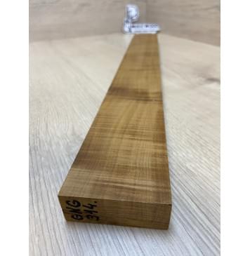Клён Волнистый Печёный 180гр заготовка грифа для Безголовой гитары Радиал АА Волна ААА 25.5х68х570 мм-5