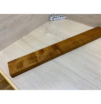 Клён Волнистый Печёный 180гр заготовка грифа для Безголовой гитары Радиал АА Волна ААА 25.5х68х570 мм-12