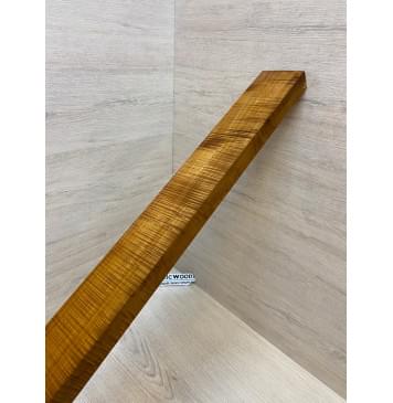 Клён Волнистый Печёный 180гр заготовка грифа для Безголовой гитары Радиал АА Волна ААА 25.5х68х570 мм-13