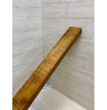 Клён Волнистый Печёный 180гр заготовка грифа для Безголовой гитары Радиал АА Волна ААА 25.5х68х570 мм-20