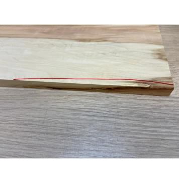 Клён Американский Волнистый заготовка на топ для Тревел гитары Смешанный ААА Волна АА 10х135-115х395-340 мм - 2шт.(книжкой) АКЦИЯ-2