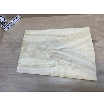 Клён Американский Волнистый заготовка на топ для Тревел гитары Смешанный АА Волна АА 10х150-130х395-385 мм - 2шт.(книжкой) АКЦИЯ-0