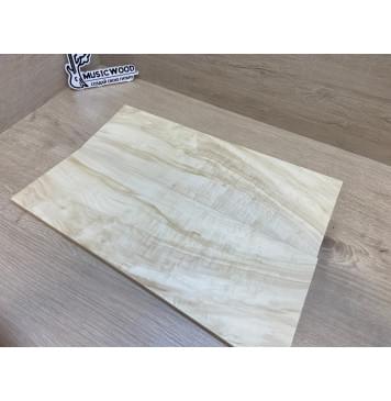 Клён Американский Волнистый заготовка на топ для Тревел гитары Смешанный АА Волна АА 10х150-130х395-385 мм - 2шт.(книжкой) АКЦИЯ-8