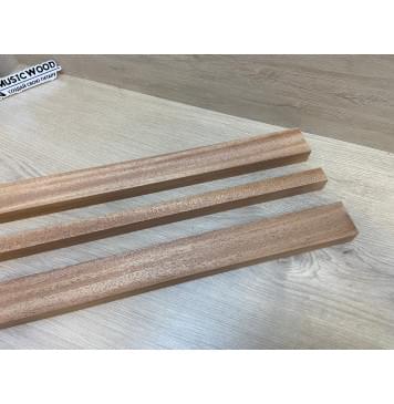 Махагон Кая заготовка грифа безголовой гитары Радиал ААА 24х(45-19-45)х570 мм - из 3х частей-11