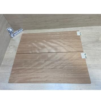 Окуме (Габон) заготовка комплекта (Дека + Обечайки) акустической гитары Радиал ААА 4.5х230х550 мм (Дека 2шт) Радиал ААА 3.5х121х935 мм (Обечайка 2шт)-4