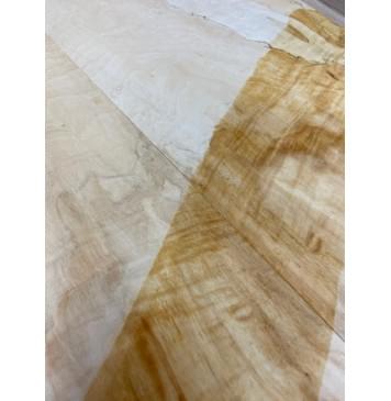 Клён Американский Волнистый заготовка на топ Смешанный ААА Волна А 15х280-190х535 мм - 2 шт. (книжкой)-8