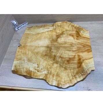 Клён Американский Волнистый заготовка на топ Смешанный ААА Волна А 15х280-190х535 мм - 2 шт. (книжкой)-0