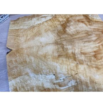 Клён Американский Волнистый заготовка на топ Смешанный ААА Волна А 15х280-190х535 мм - 2 шт. (книжкой)-12