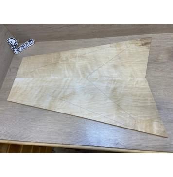 Берёза Пламенная заготовка на топ Смешанный ААА Волна АА 11х235-133х710-655 мм - 2шт (книжкой)-2