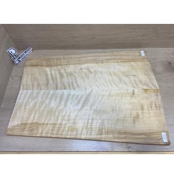 Берёза Пламенная заготовка на топ Радиал АА Волна АА 16х260-215х695 мм - 2шт (книжкой) -4