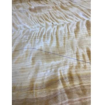 Берёза Пламенная заготовка на топ Радиал АА Волна АА 16х260-215х695 мм - 2шт (книжкой) -15