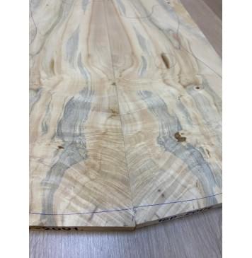 Клён Американский Каповый заготовка на топ Смешанный А Кап А 14.5х169х515-495 мм - 2 шт. (книжкой) АКЦИЯ-5