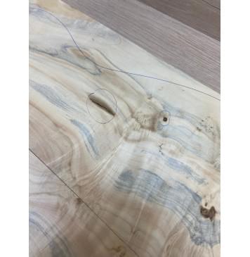 Клён Американский Каповый заготовка на топ Смешанный А Кап А 14.5х169х515-495 мм - 2 шт. (книжкой) АКЦИЯ-6