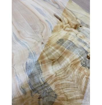 Клён Американский Каповый заготовка на топ Смешанный А Кап А 14.5х169х515-495 мм - 2 шт. (книжкой) АКЦИЯ-10