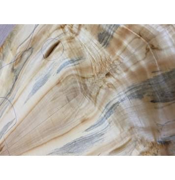 Клён Американский Каповый заготовка на топ Смешанный А Кап А 14.5х169х515-495 мм - 2 шт. (книжкой) АКЦИЯ-12