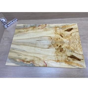 Клён Американский Каповый заготовка на топ Смешанный АА Кап АА 11х180х525 мм - 2 шт. (книжкой) АКЦИЯ-12