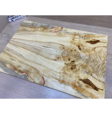 Клён Американский Каповый заготовка на топ Смешанный АА Кап АА 11х180х525 мм - 2 шт. (книжкой) АКЦИЯ-13