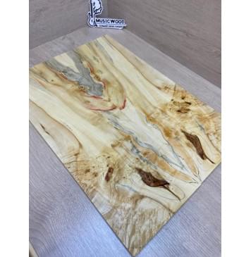 Клён Американский Каповый заготовка на топ Смешанный АА Кап АА 11х180х525 мм - 2 шт. (книжкой) АКЦИЯ-11