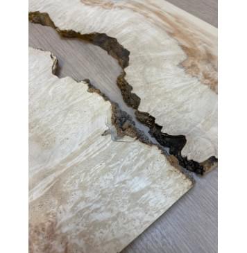 Клён Американский Каповый заготовка на топ под заливку Смешанный ААА Кап ААА 15х390х545 мм - 2 шт-5