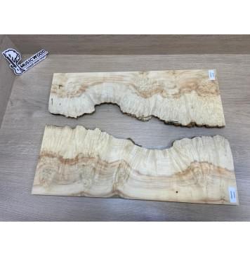 Клён Американский Каповый заготовка на топ под заливку Смешанный ААА Кап ААА 15х390х545 мм - 2 шт-10