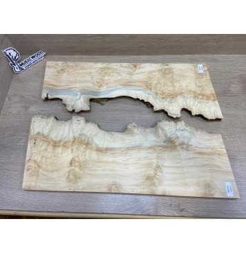 Клён Американский Каповый заготовка на топ под заливку Смешанный ААА Кап ААА 18х450х595 мм - 2 шт-4