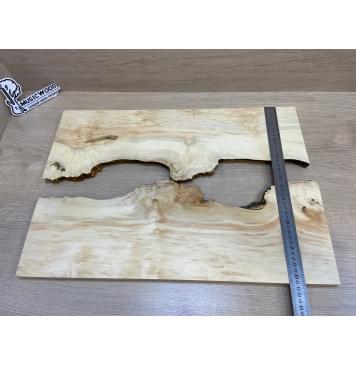 Клён Американский Каповый заготовка на топ под заливку Смешанный ААА Кап А 17х410х575 мм - 2 шт (АКЦИЯ)-4