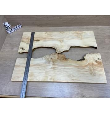 Клён Американский Каповый заготовка на топ под заливку Смешанный ААА Кап А 17х410х575 мм - 2 шт (АКЦИЯ)-7