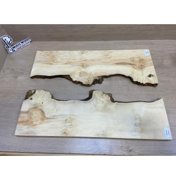 Клён Американский Каповый заготовка на топ под заливку Смешанный ААА Кап А 17х410х575 мм - 2 шт (АКЦИЯ)-8